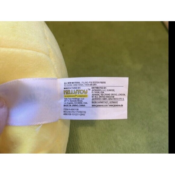 Squishmallow 7.5” LETICIA the LEMON "4EVER" Plush Stuffed Animal Toy - Picture 4 of 8